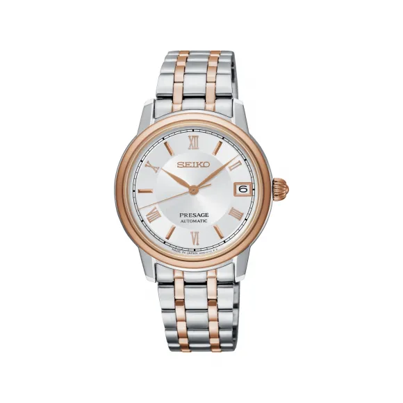 精工/Seiko presage系列 34.2MM 不锈钢 自动机械机芯 女表 SRP856