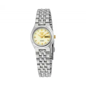 精工/Seiko 5系列 精钢 自动机械机芯 女表 SYMK41