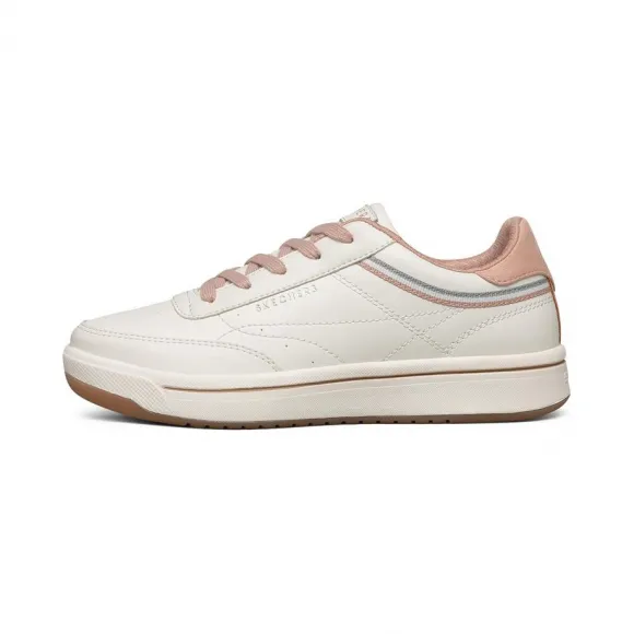 斯凯奇/Skechers 白色/浅粉红色 DOWNTOWN 女子休闲鞋 74431-WLPK