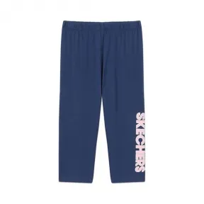 斯凯奇/Skechers 蓝色深渊 COMPRESSIONBOTTOMS 女童紧身裤 L220G023-005F