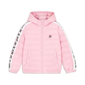 斯凯奇/Skechers 童话粉 WOVENDOWNJACKET 女童羽绒服 L320G070-00P2