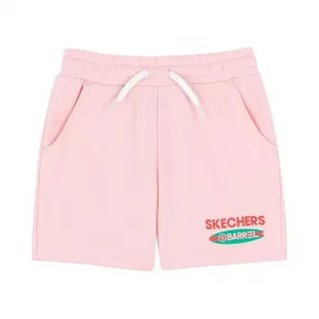斯凯奇/Skechers 石英粉 SHORTS 儿童短裤 L320K189-00K7