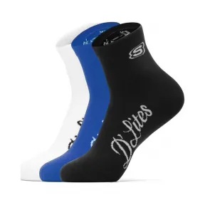 斯凯奇/Skechers 黑色/白色/藏青色 QUARTER SOCK 男女同款短筒袜 L320U180-00J8