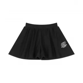斯凯奇/Skechers 碳黑 KNITSHORTS 女子短裤 Barrel合作款 L320W254-0018
