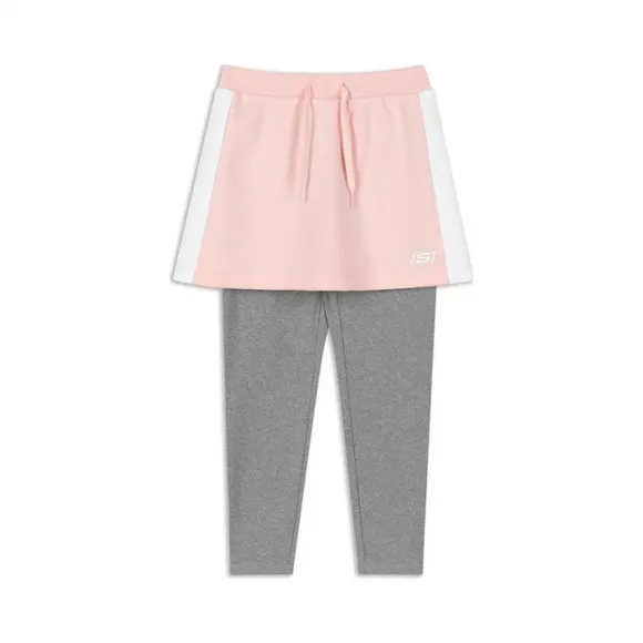 斯凯奇/Skechers 英国玫瑰粉 PANTSKIRT 女童裙裤 L420G004-001U