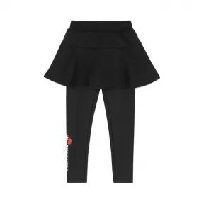 斯凯奇/Skechers 深黑色 SUIT 女童裙裤 L420G069-002K