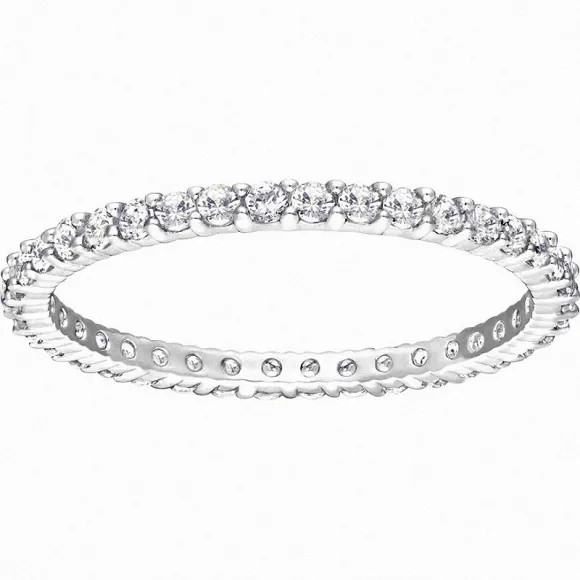 施华洛世奇/Swarovski 戒指 Vittore 戒指, 白色, 镀白金色 5007778