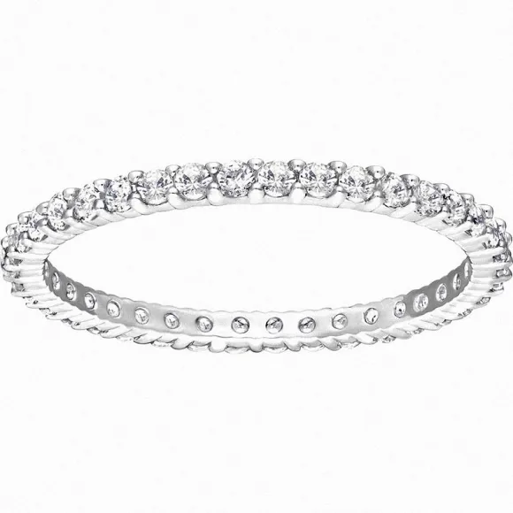 施华洛世奇/Swarovski 戒指 Vittore 戒指, 白色, 镀白金色 5007781