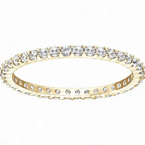 施华洛世奇/Swarovski 戒指 Vittore 戒指, 白色, 镀金色 5028972