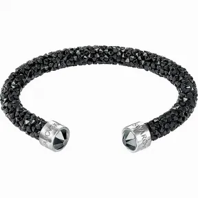 施华洛世奇/Swarovski 手镯 Crystaldust 阔手镯, 黑色, 不锈钢 5255906