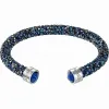 施华洛世奇/Swarovski 手镯 Crystaldust 阔手镯, 蓝色, 不锈钢 5255911