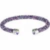 施华洛世奇/Swarovski 手镯 Crystaldust 阔手镯, 紫色, 不锈钢 5409016