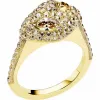 施华洛世奇/Swarovski 戒指 Moselle 可叠戴戒指, 镀金色 5414061