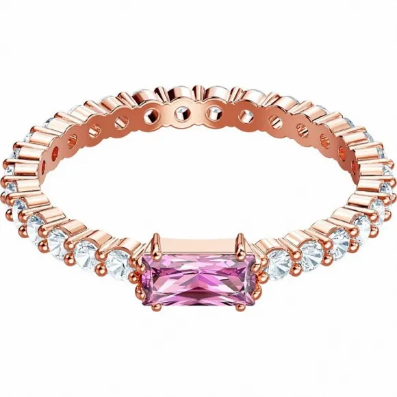 施华洛世奇/Swarovski 戒指 Vittore 戒指, 彩色设计, 镀玫瑰金色 5414974