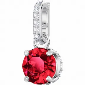 施华洛世奇/Swarovski Remix Collection Charm, 一月, 红色, 镀铑 5437315