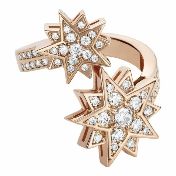 施华洛世奇/Swarovski Penélope Cruz Moonsun 戒指, 限量发行产品, 白色, 镀玫瑰金色调 5489768
