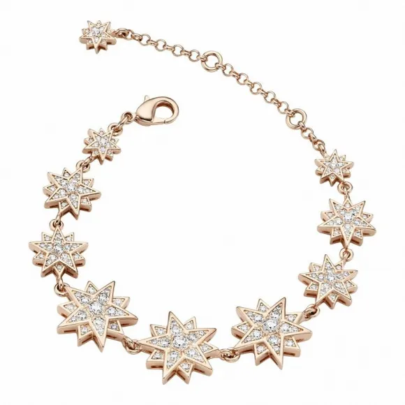 施华洛世奇/Swarovski Penélope Cruz Moonsun 手链, 限量发行产品, 白色, 镀玫瑰金色调 5489777