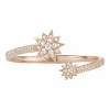 施华洛世奇/Swarovski Penélope Cruz Moonsun 阔手镯, 限量发行产品, 白色, 镀玫瑰金色调 5490109