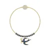 施华洛世奇/Swarovski Remix Collection Swallow Strand, 彩色设计, 镀金色调 5511085