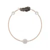 施华洛世奇/Swarovski Remix Collection Feather Strand, 黑色, 镀玫瑰金色调 5511101