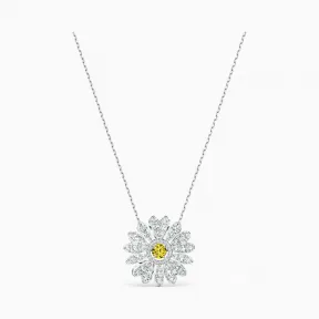 施华洛世奇/Swarovski Eternal Flower 链坠 黄色 镀铑 5512660