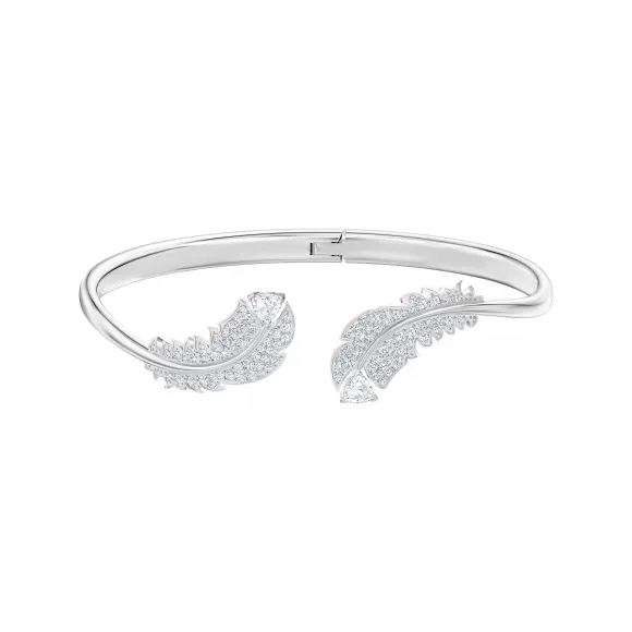 施华洛世奇/Swarovski Nice 手镯, 白色, 镀铑 5515032