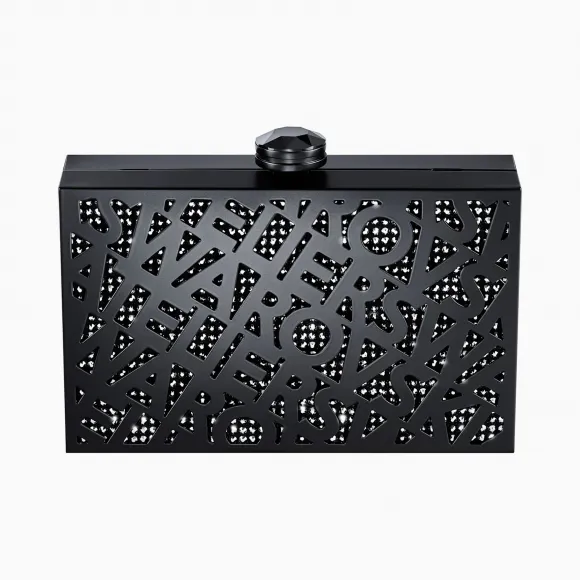 施华洛世奇/Swarovski 徽标蕾丝手袋 黑色 5517018
