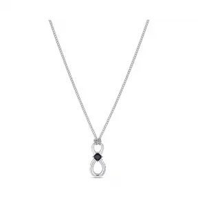 施华洛世奇/Swarovski Swarovski Infinity 链坠 黑色 不锈钢 5528109
