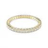 施华洛世奇/Swarovski  Vittore 戒指  圆形切割  白色  镀金色调 5530902