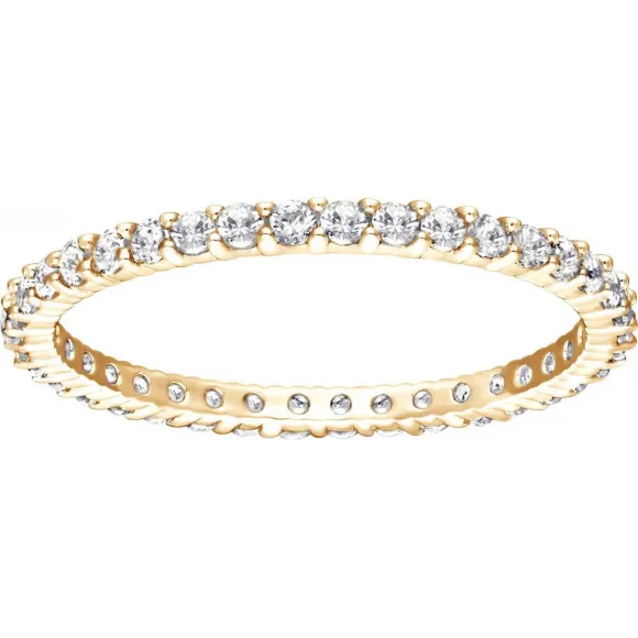 施华洛世奇/Swarovski Vittore 戒指, 白色, 镀金色调 5531164