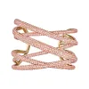 施华洛世奇/Swarovski 橙色 镀金色调 手镯 Tigris 阔手镯 5535901