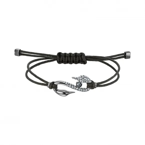 施华洛世奇/Swarovski Swarovski Power Collection Hook 手链  深灰色  镀钌 5551813