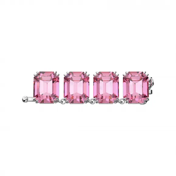 施华洛世奇/Swarovski Millenia 延长链  八角形切割  粉红色  镀铑 5635624