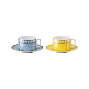 施华洛世奇/Swarovski Signum 茶杯套装  瓷器  彩色 5640064
