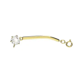 施华洛世奇/Swarovski Constella 延长链  圆形切割  白色  镀金色调 5645633