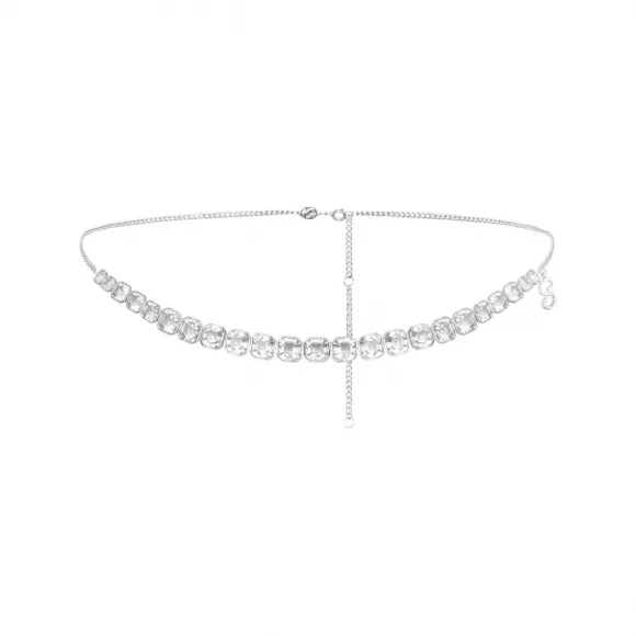 施华洛世奇/Swarovski Swarovski x SKIMS 腰链 皇家切割 白色 不锈钢 5678063