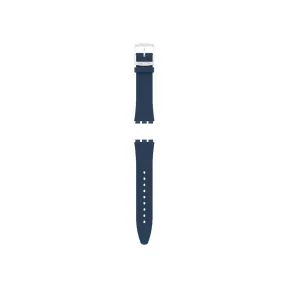 斯沃琪/Swatch SKIN IRONY 42 BLUE RUBBER STRAP - ACSS07S102   