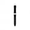 斯沃琪/Swatch SISTEM51 IRONY BLACK LEATHER STRAP  表带 ACYIS402