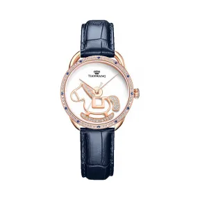 天王/Tianwang 星辰系列 不锈钢表壳全电玫瑰金色 石英机芯 LS31149P.LU.W