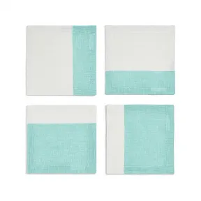 蒂芙尼/Tiffany 亚麻色块杯垫，四件套。 67363876 