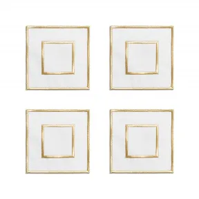 蒂芙尼/Tiffany Home Essentials 亚麻刺绣杯垫 73698219