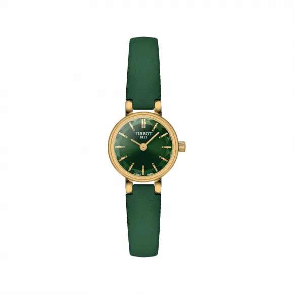天梭/Tissot T-Lady系列系列 19.50MM 316L 不锈钢表壳，黄金 PVD 涂层 石英机芯 女表 T140.009.36.091.00