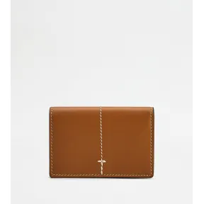 托德斯/Tod's Man BROWN Business Card Holder in Leather XAMIMPF8200QNTPZS410