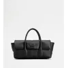 托德斯/Tod's Woman 黑色 Tod's Di Bag Reverse小號皮革翻蓋手袋 XBWDBRI0200YATPZB999