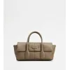 托德斯/Tod's 女人 棕色 Tod's Di Bag Reverse 小号皮革翻盖手袋 XBWDBRI0200YATC404