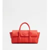 托德斯/Tod's Woman 紅色 Tod's Di Bag Reverse小號皮革翻蓋手袋 XBWDBRI0200YATPZR001
