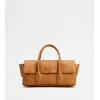 托德斯/Tod's Woman 棕色 Tod's Di Bag Reverse小號皮革翻蓋手袋 XBWDBRI0200YATPZS001