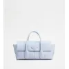 托德斯/Tod's 女人 浅蓝色 Tod's Di Bag Reverse 小号皮革翻盖手袋 XBWDBRI0200YATU017