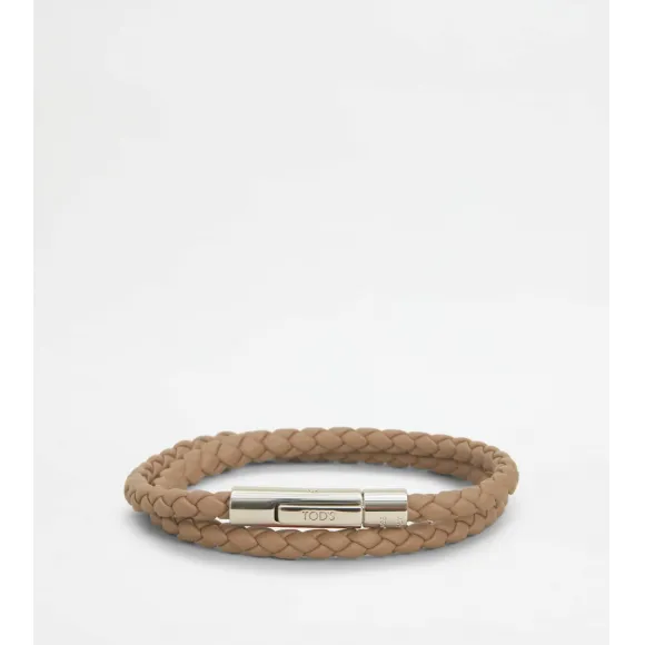 托德斯/Tod's Man 米黃色 MyColors系列牛皮手鏈 XEMB1900200FLRPZC803