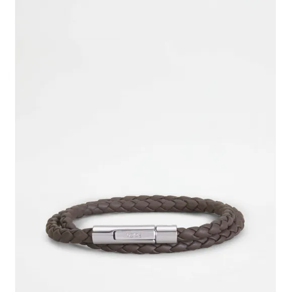 托德斯/Tod's Man 棕色 MyColors系列牛皮手鏈 XEMB1900200FLRPZS800